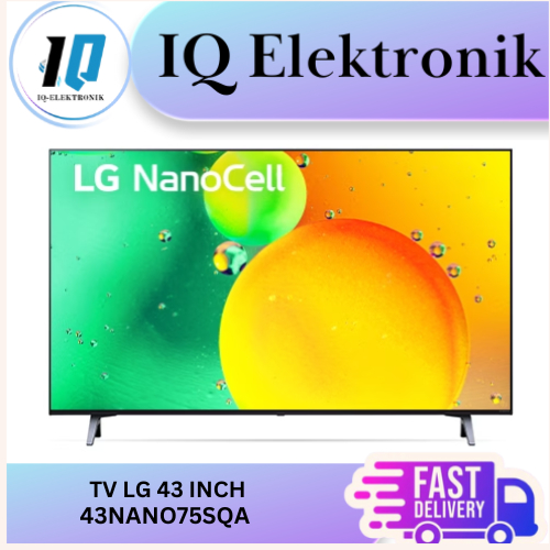 TV LG 43NANO75SQA SMART TV 43 INCH UHD 4K LG NANO CELL 43NANO75