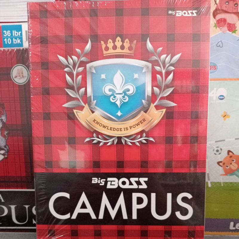

Buku big bos campus 1pack 10buku 50lembar, buku tulis buku sekolah tebal