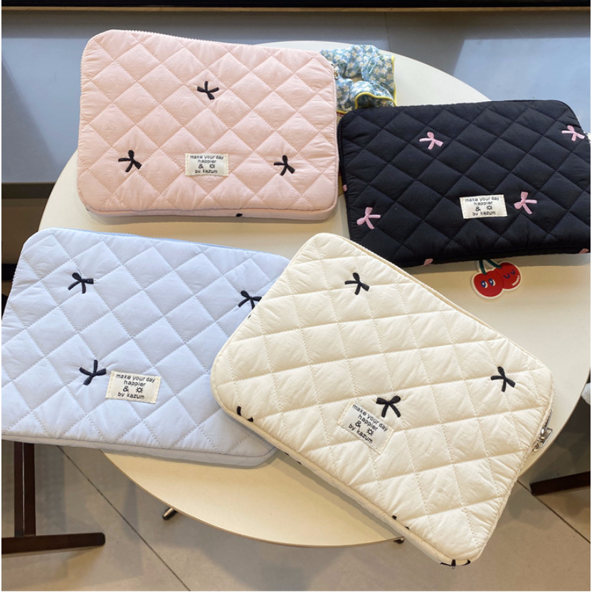 Tas Laptop / Tas Tablet Ipad Puffy motif Pita 13 inch, 14 inch, 15 inch, 15.6 inch - Laptop Sleeve