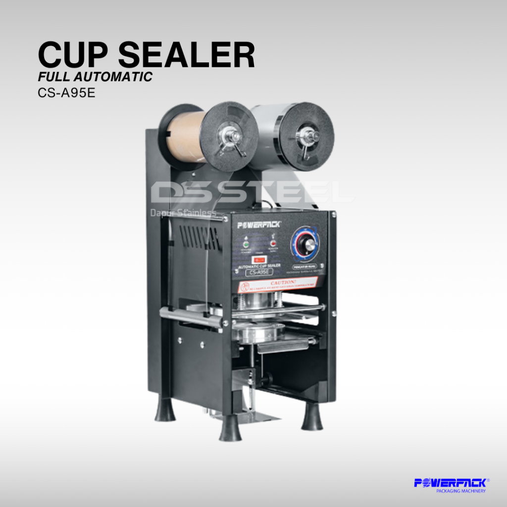 POWERPACK Semi Manual Cup Sealer CS-A95E / Mesin Cup Sealer powerpack CS A95E