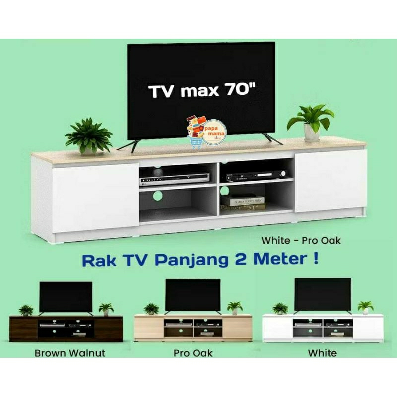 Buffet Tv Minimalis Panjang 2meter - Rak Tv Modern
