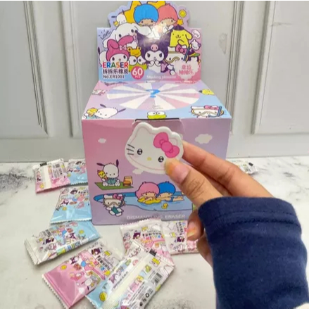 

1 PCS KARET PENGHAPUS ERASER PENCIL PENSIL ERASABLE BLIND BOX MISTERI BAG KARAKTER KARTUN SANRIO ATK FANCY UNIK BISA GROSIR COD
