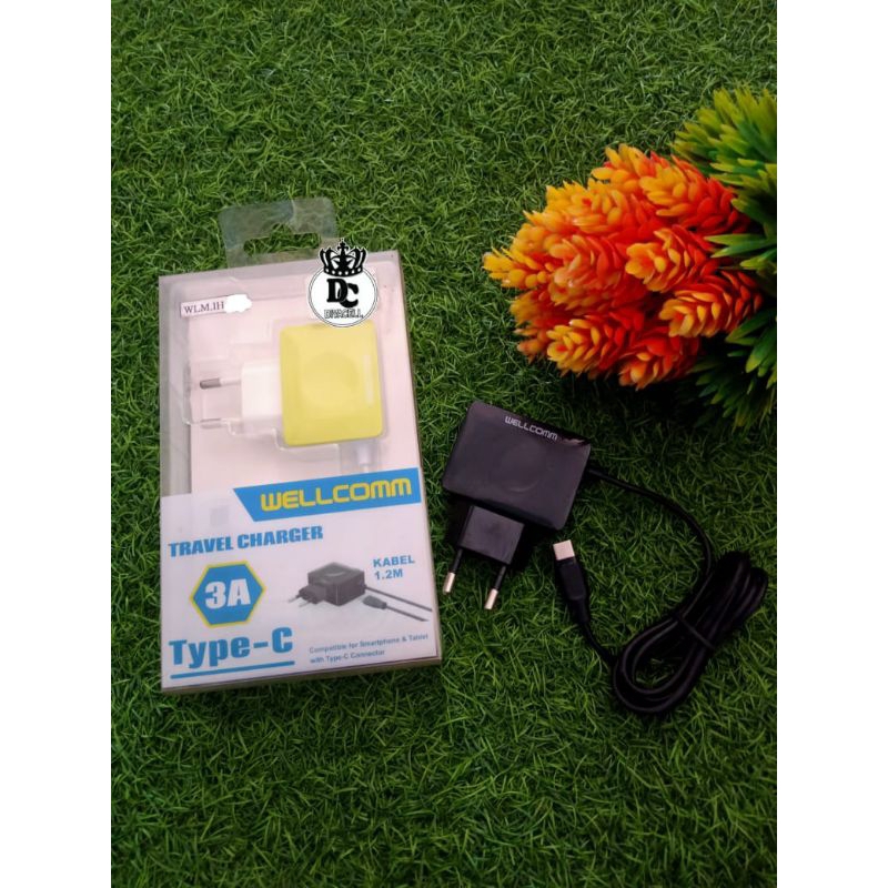 CHARGER WELLCOMM 3A TYPE C TERMURAH