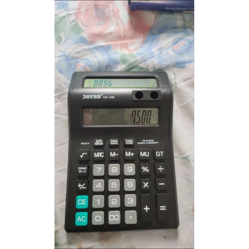 

YUH [JIB] BAYAR DI TEMPAT JOYKO CC-49 Calculator 2 Display Layar LCD / Kalkulator 12 Dits CC49