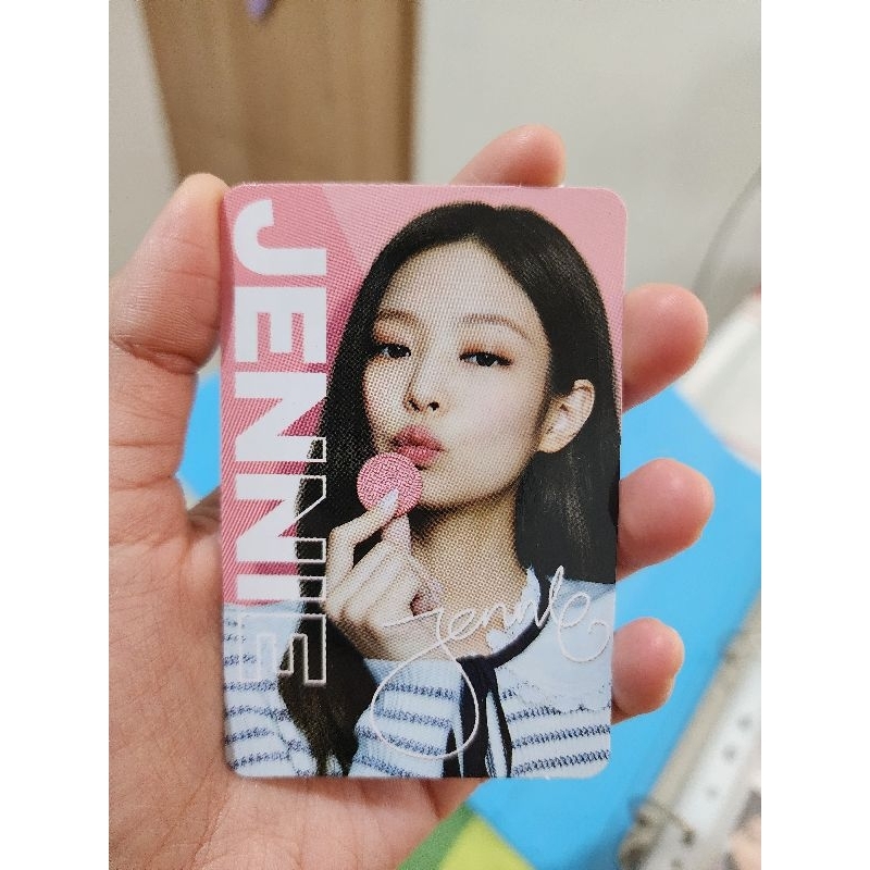 Photocard Jennie dan group blackpink Oreo