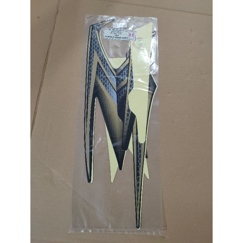 STRIPING RX KING 2004 SE HITAM GOLD