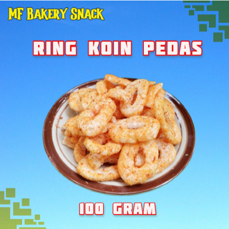 

Kerupuk Koin Pedas Ring Pedes 100 gram