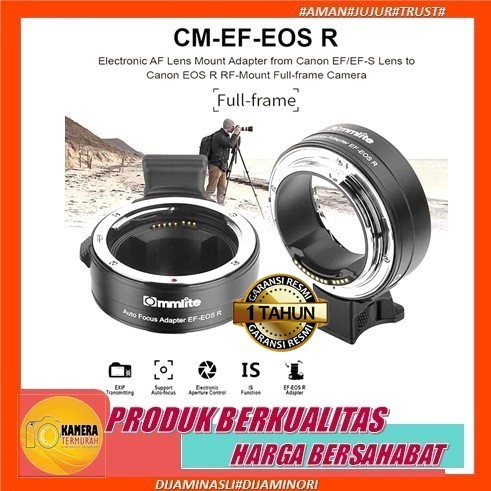 Commlite Comix CM-EF-EOS R ADAPTER AF Lensa Canon EF/EF-S To EOS R