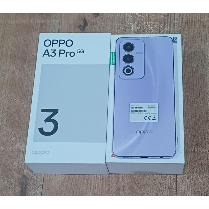 OPPO A3 PRO 5G 8/256 SECOND MULUS FULLSET ACC LENGKAP