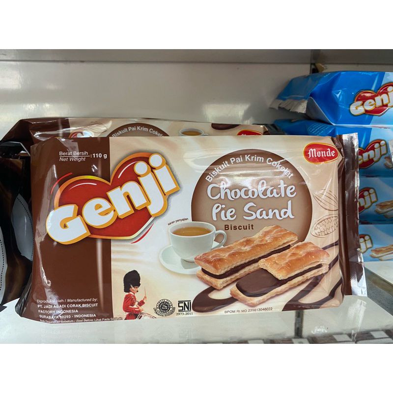 

Genjie Pie Sand Krim Choco 110 gram