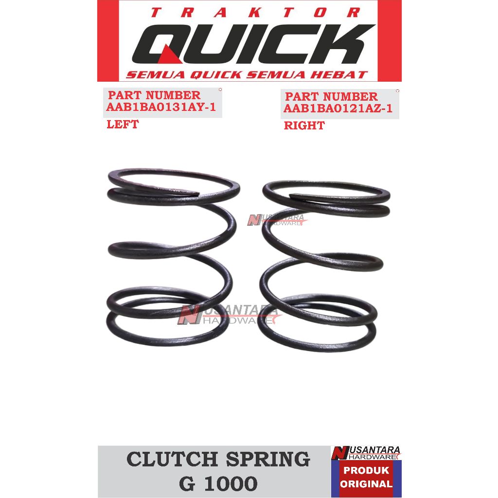 clutch spring g 1000/boxer/3000 quick,per kopling traktor quick g 1000/boxer/3000, spare part trakto