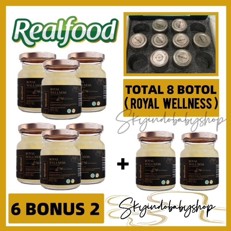 

Realfood Royal Wellness ( 6 Bonus 2 ) Minuman Sarang Burung Walet Bpom Halal