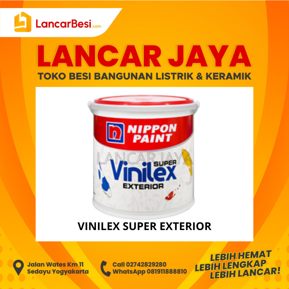 Cat Tembok Eksterior Vinilex Super Eksterior  Nippon Paint