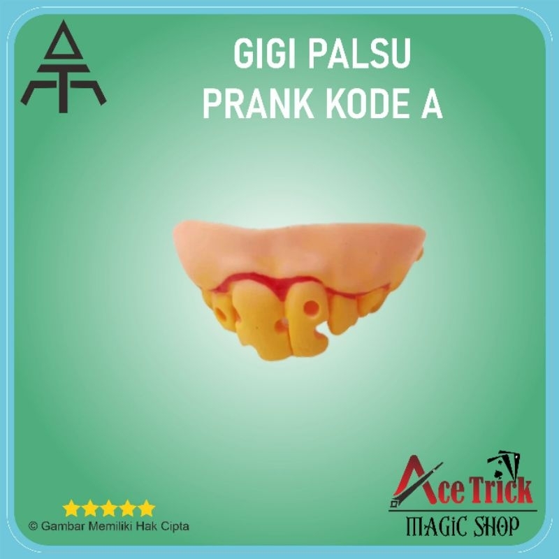 Gigi Palsu Prank Kode A - Gigi Tonggos