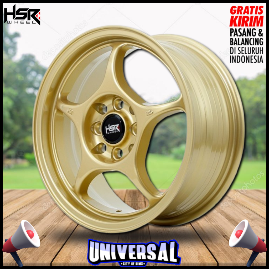 Velg Sensei Hsr Ring 15 Model Enkei Tulang Pcd 4x100 4x114,3 Mb