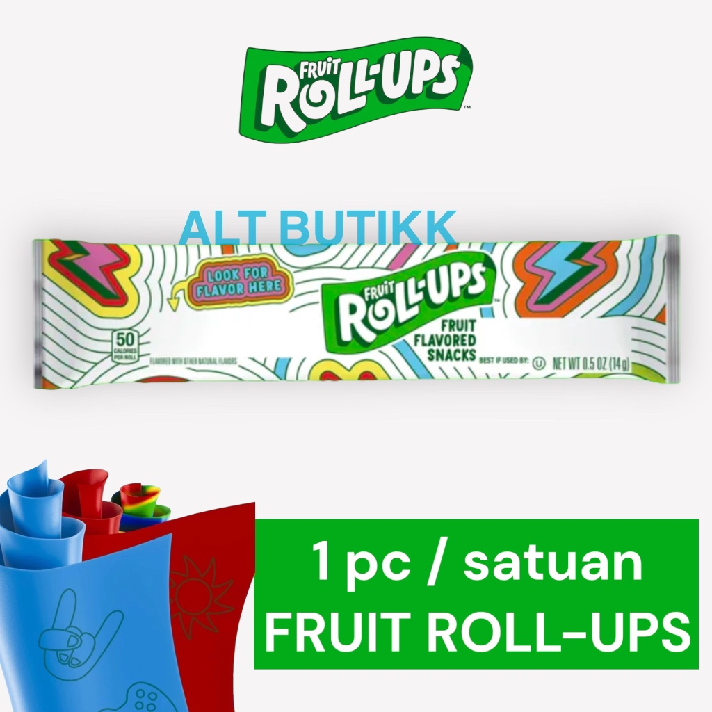 

PERMEN Fruit Roll Up Per Pcs /ECERR HALAL ORIGINAL VIRAALLLL 1PCS