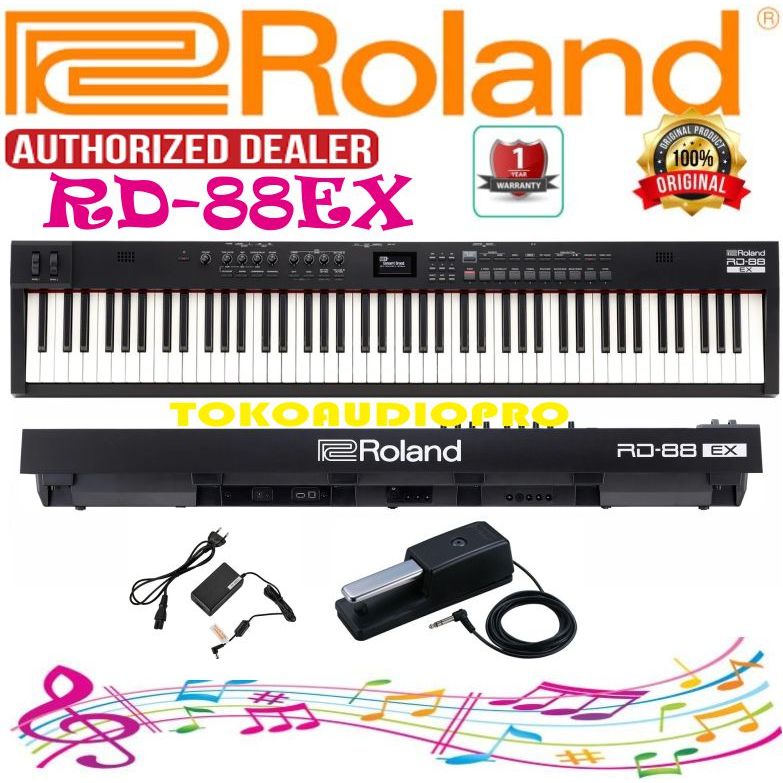 Piano Roland RD88Ex 88key Stage Piano with Speaker Roland Rd-88 Ex