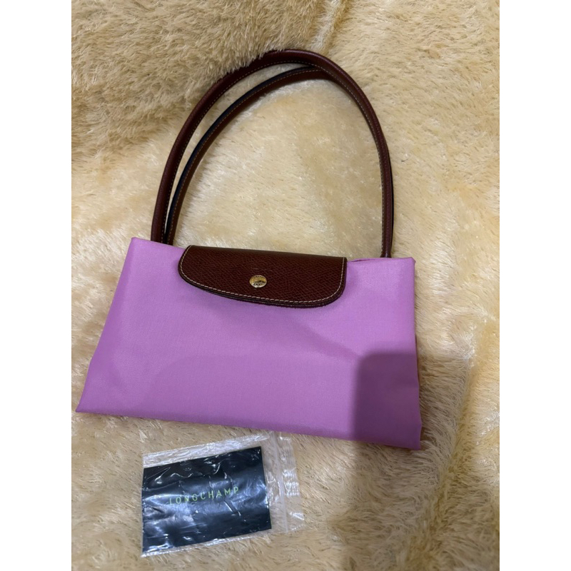 TAS LONGCHAMP NEW WARNA LILAC ORI UKURAN LARGE