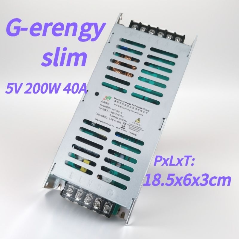 Power supply 5v40a psu5v40a 40a 5v40a high Quality videotron ( G ENERGY )