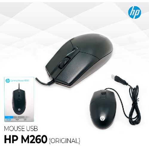 MOUSE USB HP M260 M 260 ORIGINAL / USB MOUSE / HP GAMING MOUSE M 260