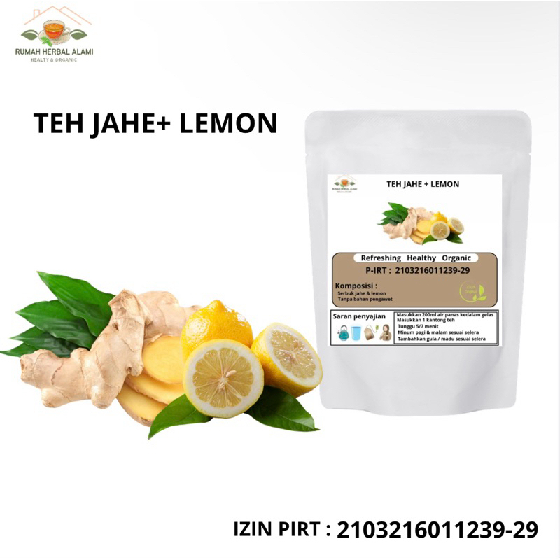 

TEH JAHE LEMON isi 20&30pcs Tea