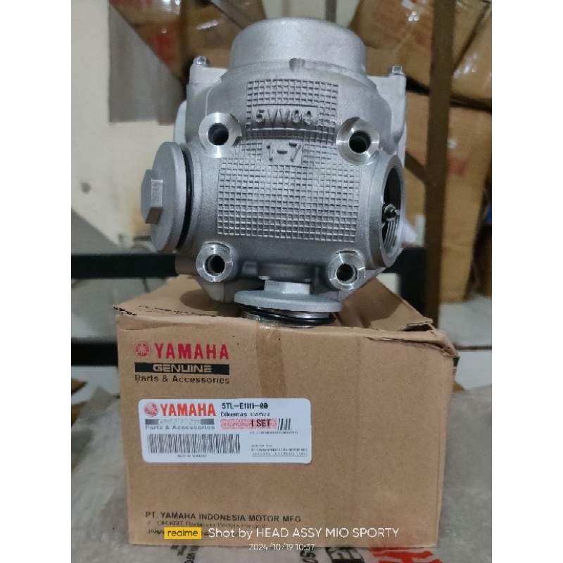 CYLINDER BLOCK HEAD ASSY YAMAHA MIO SPORTY SMILE BLOCK HEAD ASSY MIO SPORTY MIO SPORTY 5TL