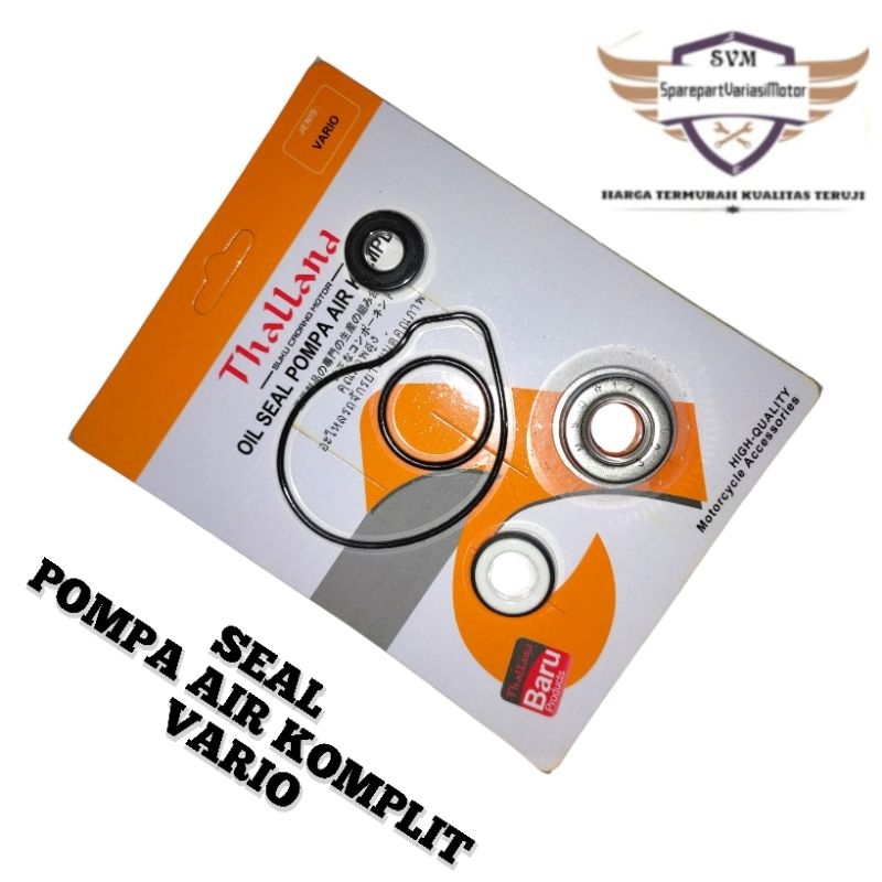 SEAL OIL SEAL SIL POMPA AIR KOMPLIT HONDA VARIO MERK  THALLAND KUALITAS TERJAMIN HARGA TERJANGKAU