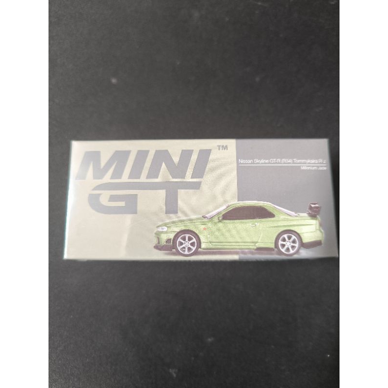 Mini GT Nissan Skyline R34 Milenium Jade