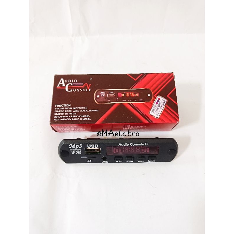 MP3 MODUL AUDIO CONSOLE / MP3 KIT PEMUTAR LAGU MP3 USB PLAYER