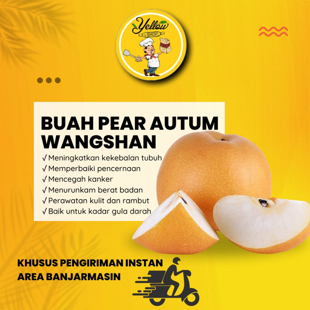 

BUAH PEAR AUTUM WANGSHAN / BUAH FRESH (KHUSUS INSTAN AREA BANJARMASIN