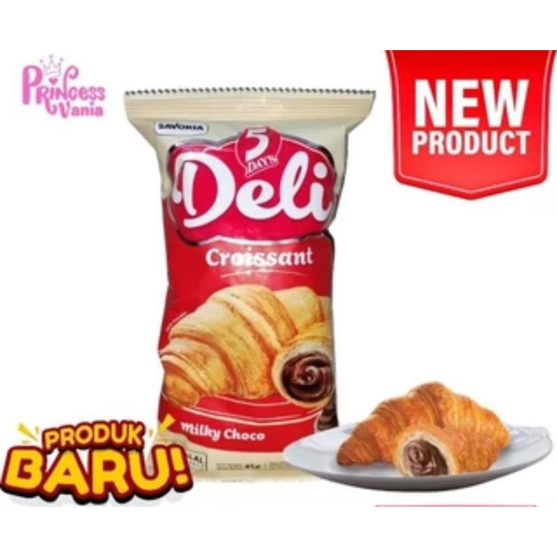 

Deli croissant isi coklat*