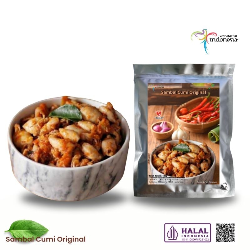 

Waxumi - Sambal Cumi Baby Kemasan Hemat 50g