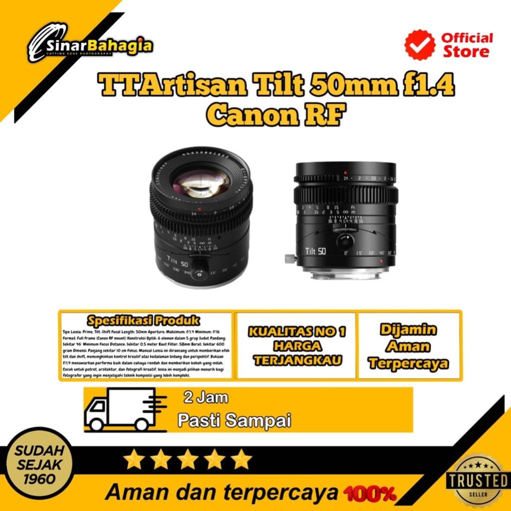 TTArtisan Tilt 50mm f1.4 Canon RF TTArtisans 50 mm f/1.4 Canon