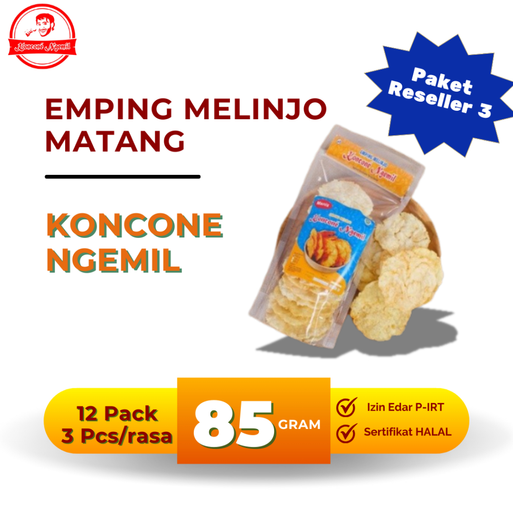 

Paket Reseller 3 Emping Melinjo 85 Gram KN002-c