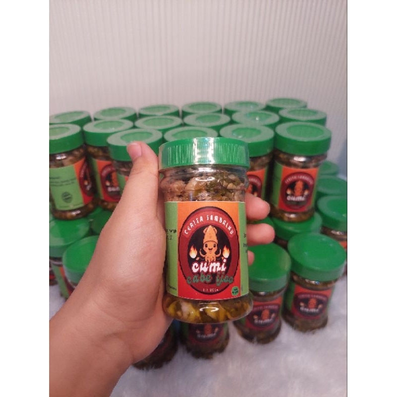 

Sambal Cumi Asin Cabe Ijo