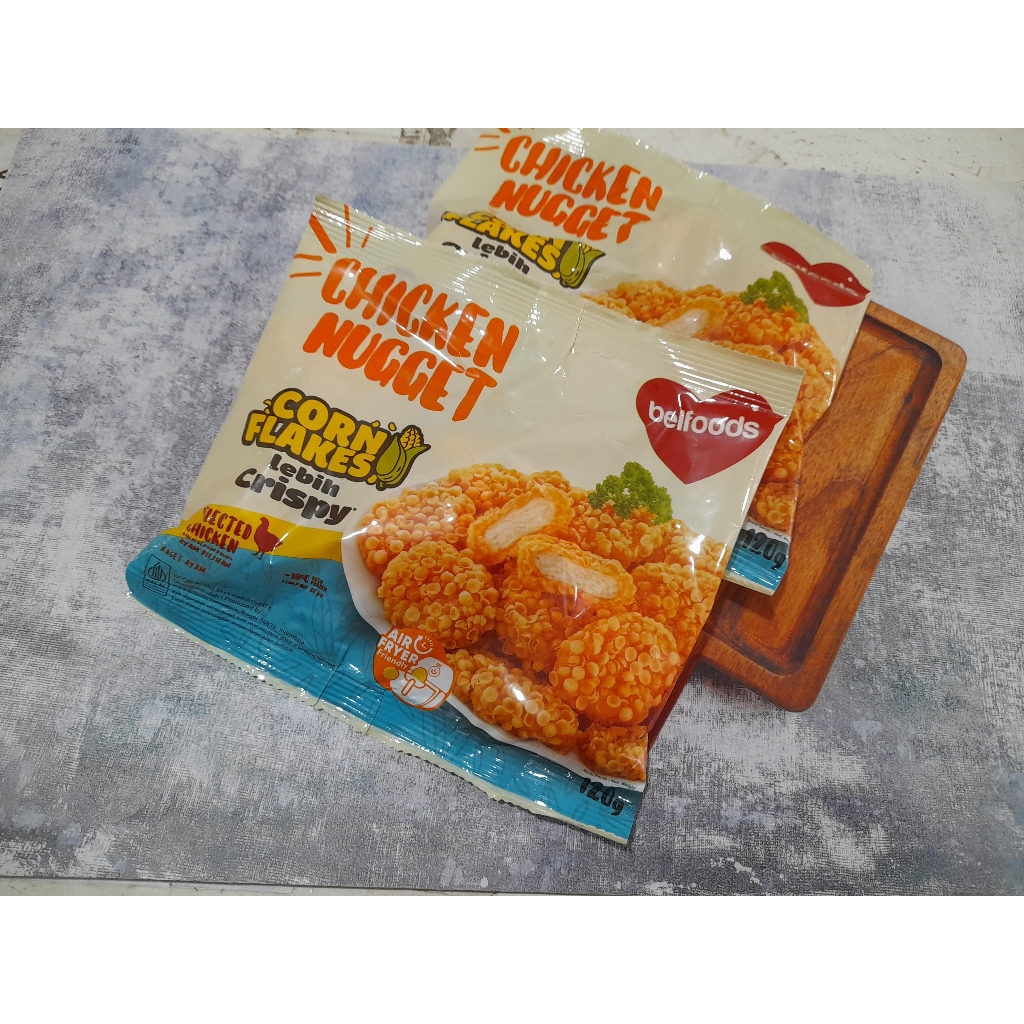 

Belfoods Chicken Nugget Corn Flakes 120gr