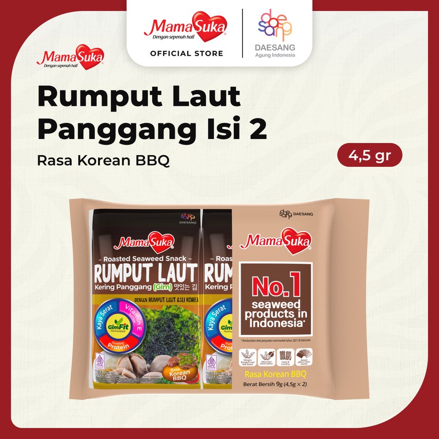 

MAMA SUKA RUMPUT LAUT PANGGANG ISI 2 | SEAWEED | RUMPUT LAUT | SNACK