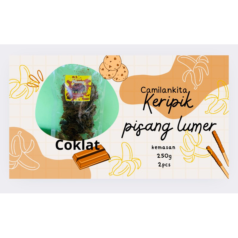 

KERIPIKPISANGLUMER(coklat)250g(2pcs)