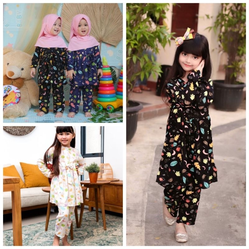 [ PIYAMA BABYDOLL ] By ANAYA DAILY piyama anak bahan rayon pajamas anak bahan adem dan nyaman piyama
