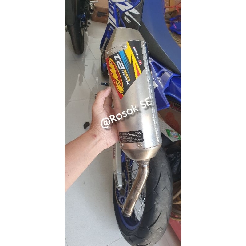 Silencer Exhaust Knalpot Kenalpot FMF Power Core 2.1 YZ125 YZ125X 2016-2024 (barang second mulus bar