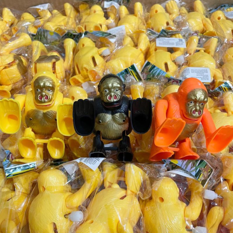1004 Mainan Gorilla Lucu Salto Saltoan Anak Anak / Mainan Mini / Mainan Kingkong Salto