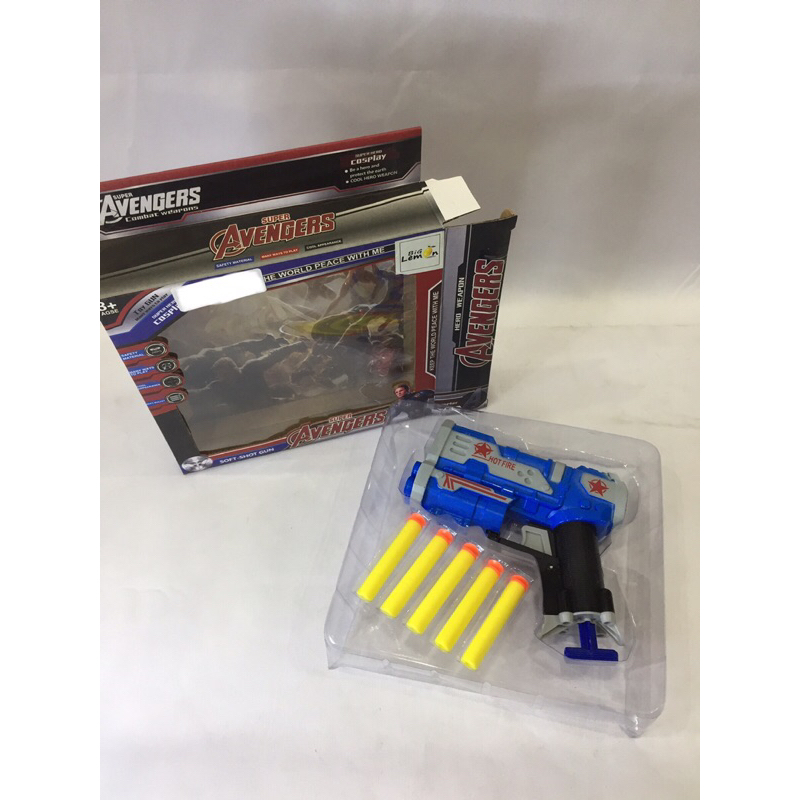 soft shot gun / mainan pistol peluru / pistol nerf / pistol peluru busa