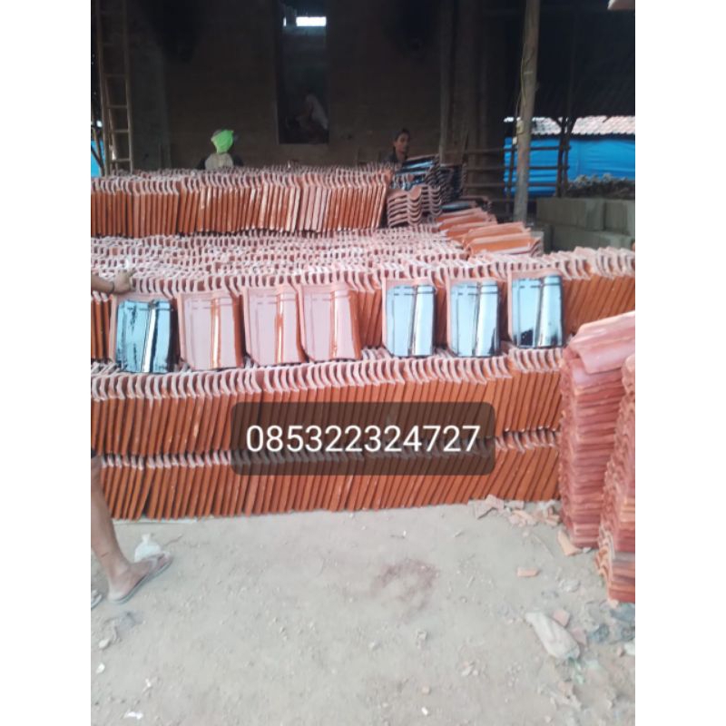 Genteng morando glazur 3000pcs Jatiwangi