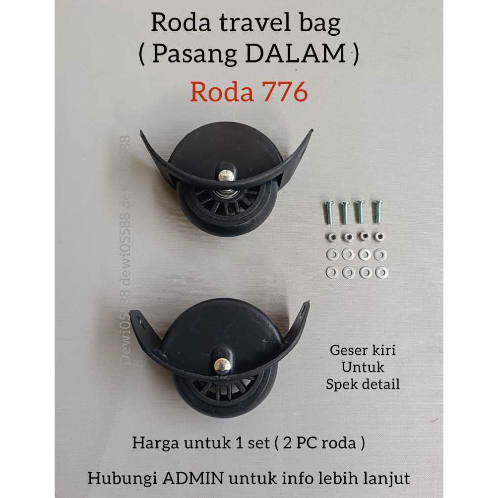 KODE I92F Roda tas Roda travel bag Roda koper Sparepart koper