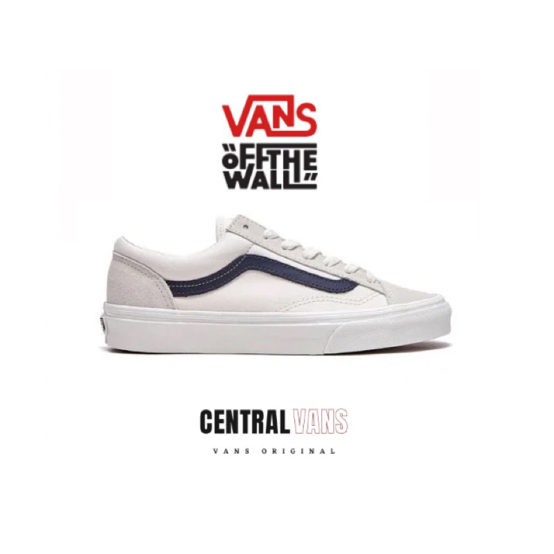 VANS STYLE 36 MARSMELLOW DRESS BLUE || SEPATU VANS 100% ORIGINAL