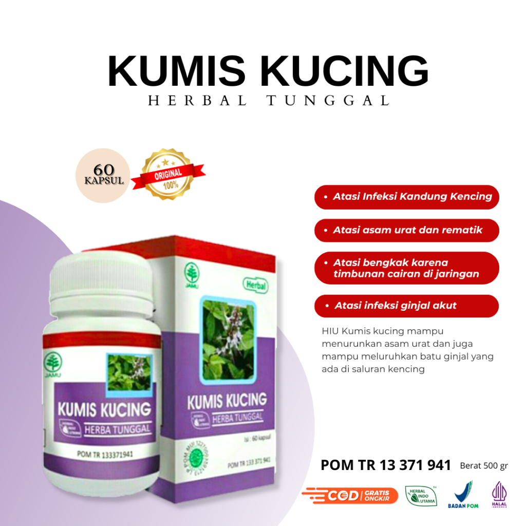 HERBAL KAPSUL HIU KUMIS KUCING