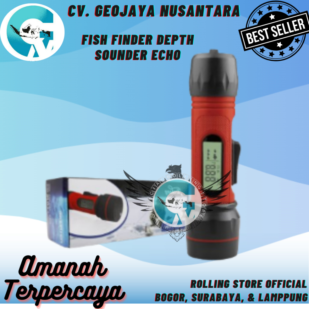 fish finder depth sounder echo Sounder, Untuk Mengukur kedalaman air