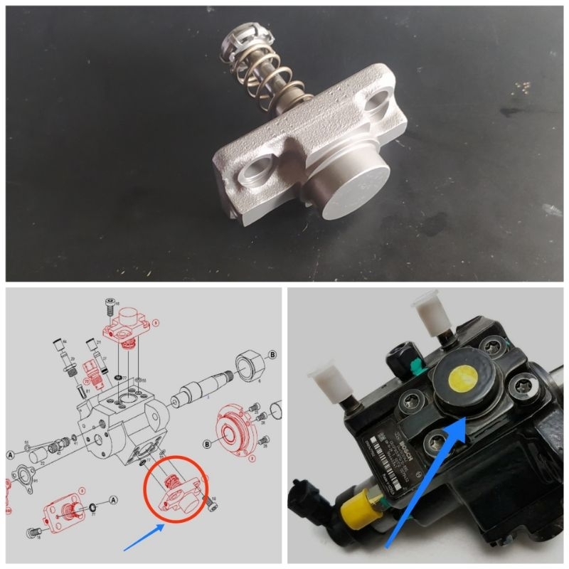 Plunger Captiva NFL DIESEL C100 part supply pump, bospom
