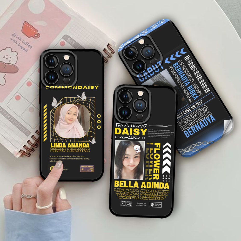 Custom Case Request Foto Dan Nama Street Wear 3 UNTUK REALME 8i REALME 9i REALME 5/5i C33 C55 C21/C2