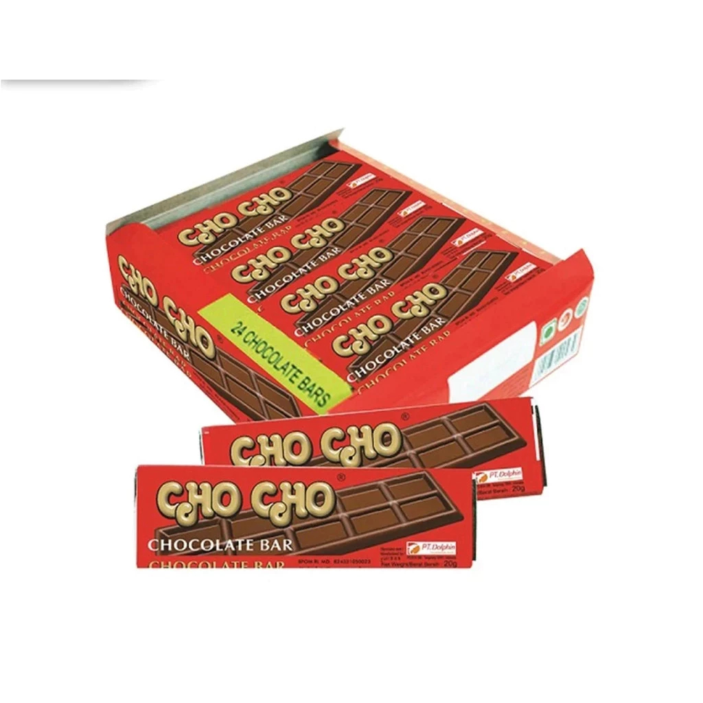 

CHO CHO MILK CHOCOLATE BATANG / COKELAT SUSU 1 BOX ISI 24 PCS